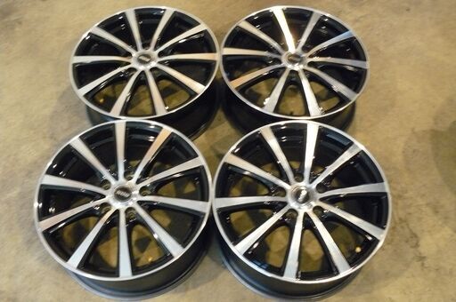 7J-17 オフセット＋５５　114.3-5H   ４本セット