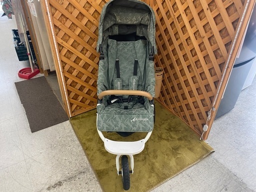 【愛品館江戸川店】エアバギー プレミアモデル グラデーションモカ 三輪ベビーカー2017年製 ID：110-024938-007