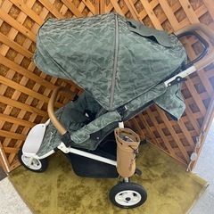 【愛品館江戸川店】エアバギー プレミアモデル グラデーションモカ 三輪ベビーカー2017年製 ID：110-024938-007の画像