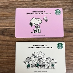 スターバックス　スヌーピーコラボカード