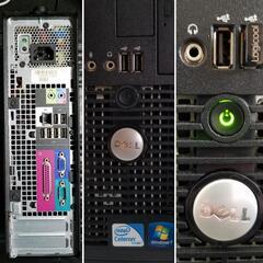 DELL デスクトップパソコン Windows７ 通電、作動確認 ＨDDパーツ取りなどにの画像