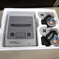 NINTENDO スーパーファミコン SHVC-001 コントローラー×2 箱・取説付き 中古 動作確認済み 任天堂 スーファミ 苫小牧西店の画像