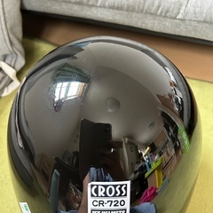 お話中バイクヘルメットの画像