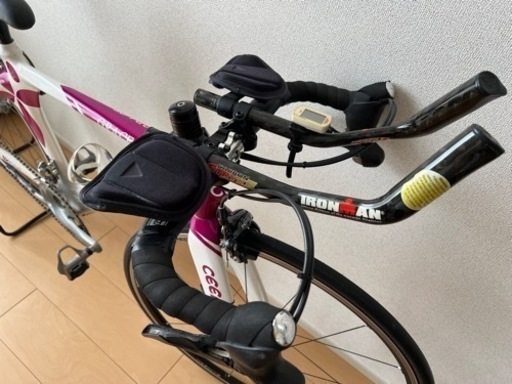 女性用ロードバイク　身長150〜160cm用　空気入れ付き