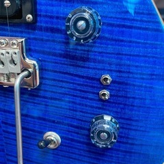 PRS SE Custom 24-08-Faded Blue【木目選定品】の画像