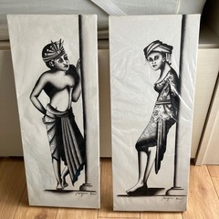 美品　神々が住む島Bali の絵画