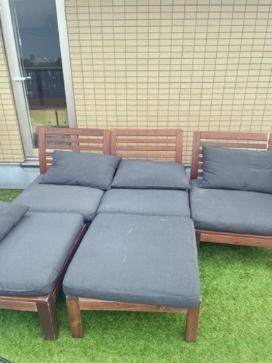 IKEA 屋外ソファー　5脚セット