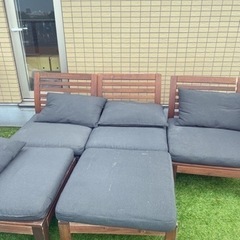 IKEA 屋外ソファー　5脚セット