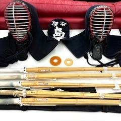 桐生店【現状品】j8-24 剣道セット 竹刀5本