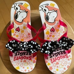 新品 スヌーピー サンダル の画像