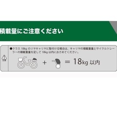 【受渡決定】Camily  キャミリー サイクルトレーラー CT-001 の画像