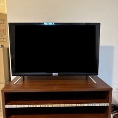 32型テレビ(テレビ台つき)　