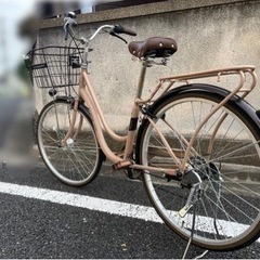 ママチャリ(カバー付き) 26インチ ギア付きの画像