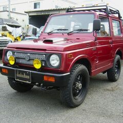 美車 ６年 ジムニー ＪＡ１１Ｖ サマーウィンドＬＴＤ ５速 エ...