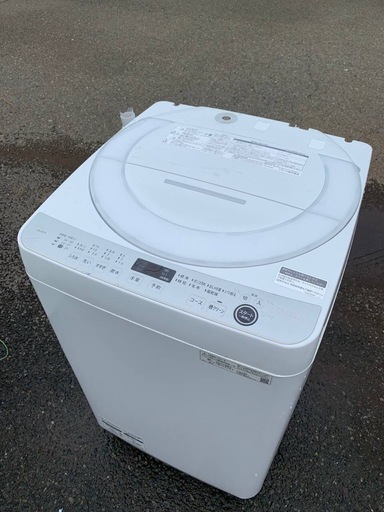 ♦️ SHARP 電気洗濯機【2021年式】ES-GE7E-W