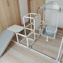 　※9月中価格※　ヤトミ おりたたみわんぱくスライダージム ブラ...
