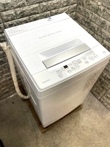 【高年式 美品】大阪送料無料★3か月保障付き★洗濯機★2023年★東芝★4.5kg★AW-45GA2★S-320
