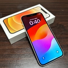 【美品・箱あり】iPhone12 /64GB 人気のホワイト❗️