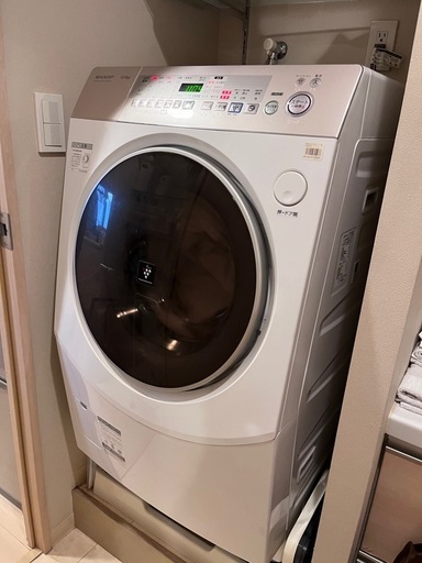 シャープ　ドラム式　洗濯機　使用確認済み