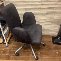 ニトリ ワークチェア スエード風生地の画像