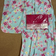 浴衣　120 水色