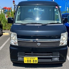 エブリィワゴンハイルーフ7万キロ車検付！軽貨物で使える