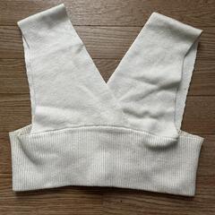 【INGNI】  レースアップ ニット ビスチェ ベージュ  E-2の画像