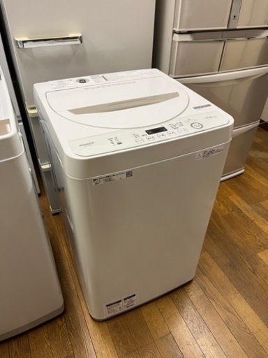 激安洗濯機!! SHARP 2020年 4.5kg ES-GE4D-C 家電 生活家電 洗濯機