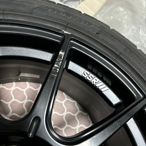 tanabe ssr gtx01 17 8.0j ＋45 pcd100  5H