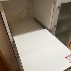 ニトリ　レンジ台　キッチンラック　白の画像