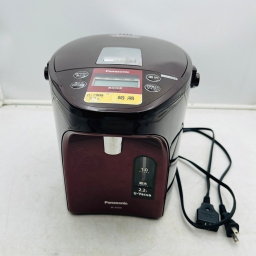 【‼️✨中古美品✨‼️】Panasonicマイコン沸騰ジャーポット