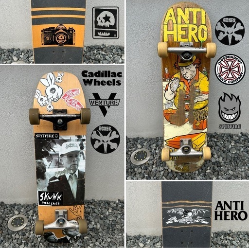 キャンセルの為再出品　最終大幅値下げ!!　ANTIHERO/MXMXM ストリート&クルーザーSET おまけ付