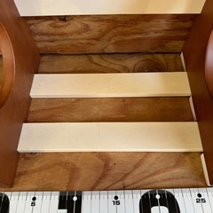 木製　本棚　ブックスタンド　本立て　伸縮可能　茶色　白　おしゃれの画像