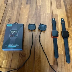 スマートウォッチ　大橋値下げ中！早い者勝ち！itDEAL スマートウォッチ H2 2本セット！ 
2本セットだと超お得！　の画像