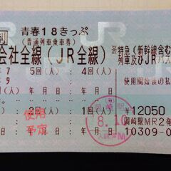 送料込み　24夏・青春18きっぷ　3回分