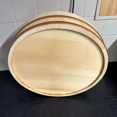 ☀️　美品　厚口飯台　寿司桶　飯切り　日本製　36cm　　1度だけ使用！の画像
