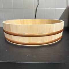 ☀️　美品　厚口飯台　寿司桶　飯切り　日本製　36cm　　1度だけ使用！の画像