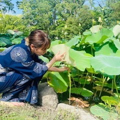 浴衣の着付け　ヘアセットの画像