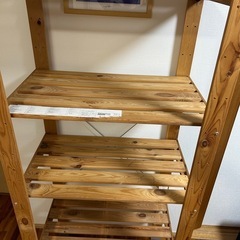 IKEA 木製棚の画像