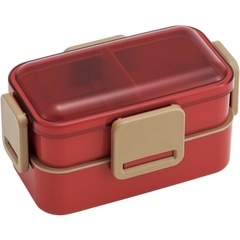 スケーター(Skater) 弁当箱 チェリーレッド 600ml ...