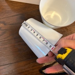 YAMAHI 白 コップの画像