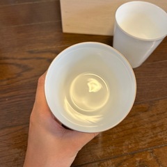 YAMAHI 白 コップの画像