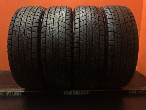 DUNLOP WINTER MAXX SJ8+ 225/65R17 17インチ スタッドレス 4本 22年製 バリ溝 エクストレイル CX-5 ハリアー等　(KTM101)