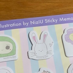 NiziU イラスト付箋の画像