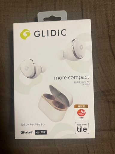 ワイヤレスイヤホン 白