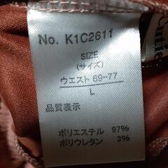 (ワ)未使用　Lサイズ　スカート　ピンク　秋冬物の画像