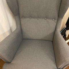 IKEA strandmonパーソナルチェア＋オットマンの画像