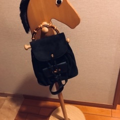 子ども用　馬　木製　帽子　かばんかけ