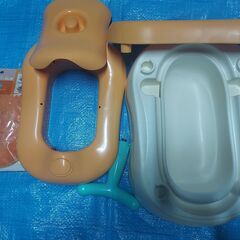 【中古】コンビ　おまる　補助便座　ステップの画像