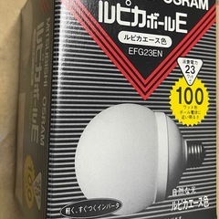 新品⭐︎蛍光球 EFG23EN 100W形　　
